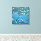Claude Monet - Waterlelies 1906 Canvas Afdruk (Insitu (Houten vloer))