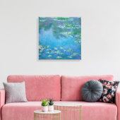 Claude Monet - Waterlelies 1906 Canvas Afdruk (Insitu (Woonkamer))