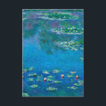 Claude Monet - Waterlelies 1906 Informatiekaartje<br><div class="desc">Claude Monet - Waterlelies 1906. Bekend schilderij.</div>