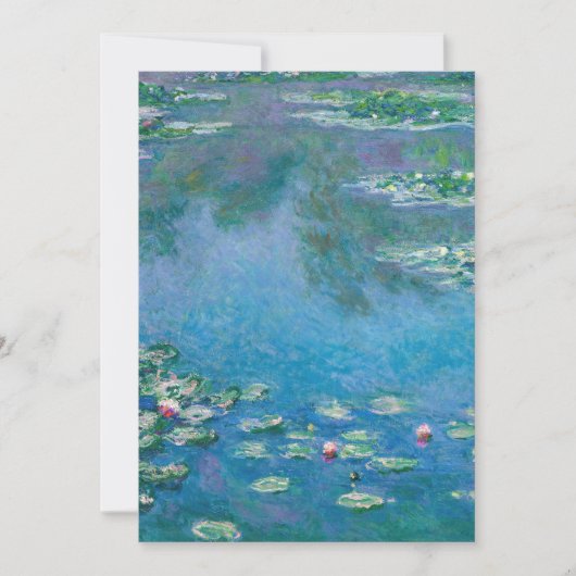Claude Monet - Waterlelies 1906 Kaart (Voorkant)