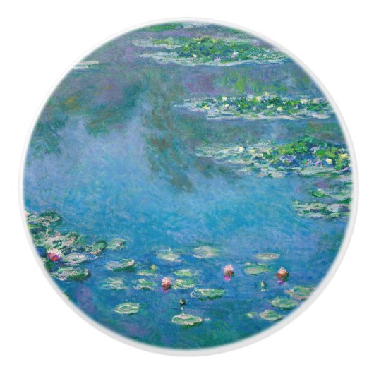 Claude Monet - Waterlelies 1906 Keramische Knop (Voorkant)