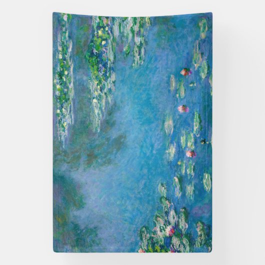 Claude Monet - Waterlelies 1906 Spandoek (Verticaal)