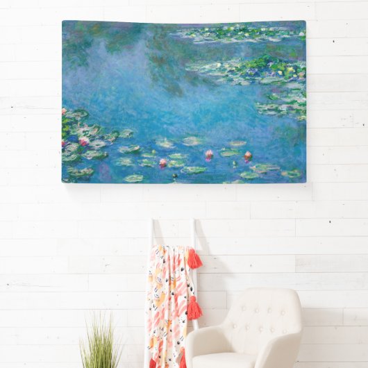 Claude Monet - Waterlelies 1906 Spandoek (Insitu)