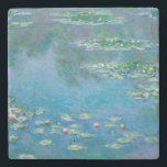 Claude Monet - Waterlelies 1906 Stenen Onderzetter<br><div class="desc">Waterlelies (Nympheas) - Claude Monet,  Olie op doek,  1906</div>