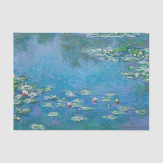 Claude Monet - Waterlelies 1906 Tissuepapier (Voorkant)