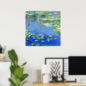 Claude Monet - Waterlelies, 1907, Poster (Thuiskantoor)