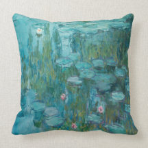 Claude Monet, Waterlelies, 1915, Aqua Blauw