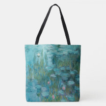 Claude Monet, Waterlelies, 1915, Aqua Blauw