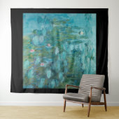 Claude Monet, Waterlelies, 1915, Aqua Blue Wandkleed (In Situ (horizontaal))