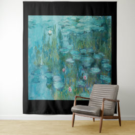 Claude Monet, Waterlelies, 1915, Aqua Blue Wandkleed