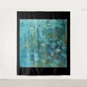 Claude Monet, Waterlelies, 1915, Aqua Blue Wandkleed (Voorkant)