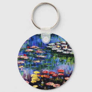 Claude Monet Waterlelies 1916 Fijne Kunst Sleutelhanger