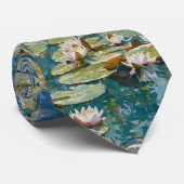 Claude Monet Waterlelies 1916 Fijne Kunst Stropdas (Opgerold)