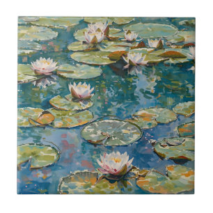 Claude Monet Waterlelies 1916 Fijne Kunst Tegeltje