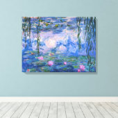 Claude Monet - Waterlelies, 1916 Vinyl Fotobehang Canvas Afdruk (Insitu (Houten vloer))