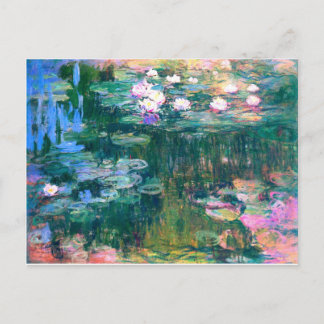 Claude Monet Waterlelies 1917 Briefkaart