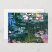 Claude Monet - Waterlelies (1917) Briefkaart (Voorkant / Achterkant)