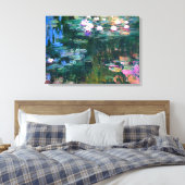 Claude Monet - Waterlelies (1917) Canvas Afdruk (Insitu (Slaapkamer))