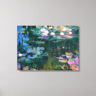 Claude Monet - Waterlelies (1917) Canvas Afdruk
