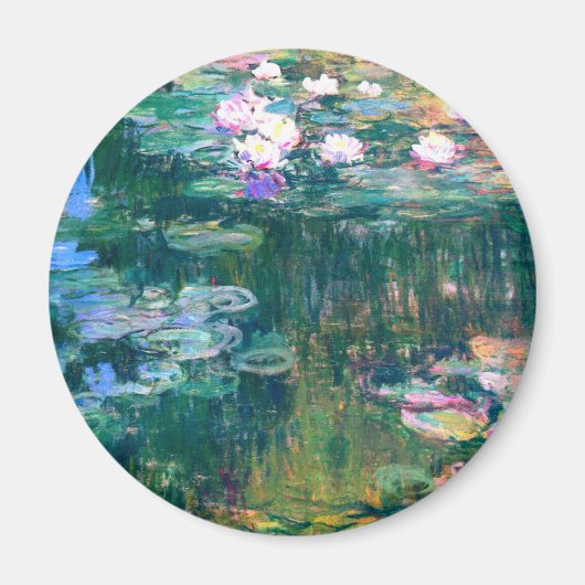 Claude Monet Waterlelies 1917 Magneet (Voorkant)