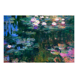 Claude Monet - Waterlelies (1917) Perfect Poster