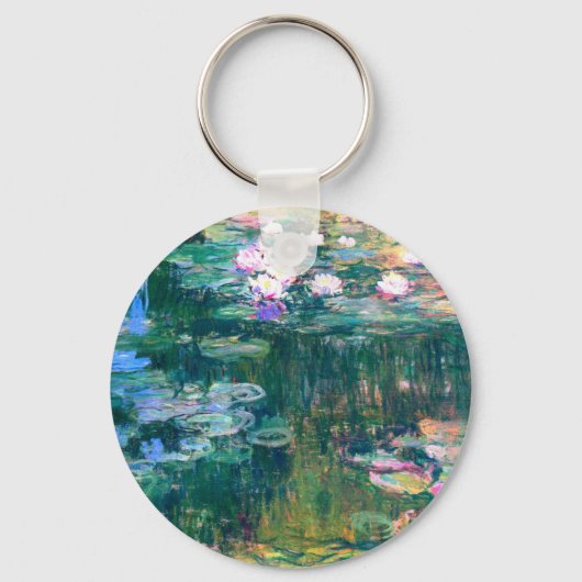 Claude Monet Waterlelies 1917 Sleutelhanger (Voorkant)