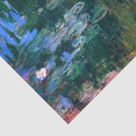 Claude Monet - Waterlelies (1917) Tissuepapier (Detail)