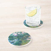 Claude Monet Waterlelies 1917 Zandsteen Onderzetter (Zijkant)