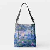 Claude Monet - Waterlelies, 1919 Crossbody Tas (Achterkant)