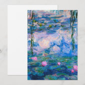 Claude Monet - Waterlelies 1919 Feestdagenkaart (Voorkant / Achterkant)