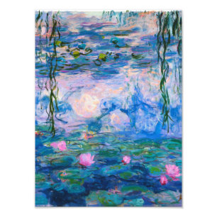 Claude Monet - Waterlelies 1919 Foto Afdruk