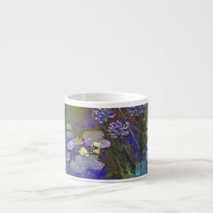 Claude Monet Waterlelies Agapanthus Vintage Kunst Espresso Kop