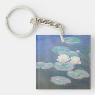 Claude Monet - Waterlelies, Avondeffect Sleutelhanger