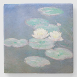 Claude Monet - Waterlelies, Avondeffect Stenen Onderzetter