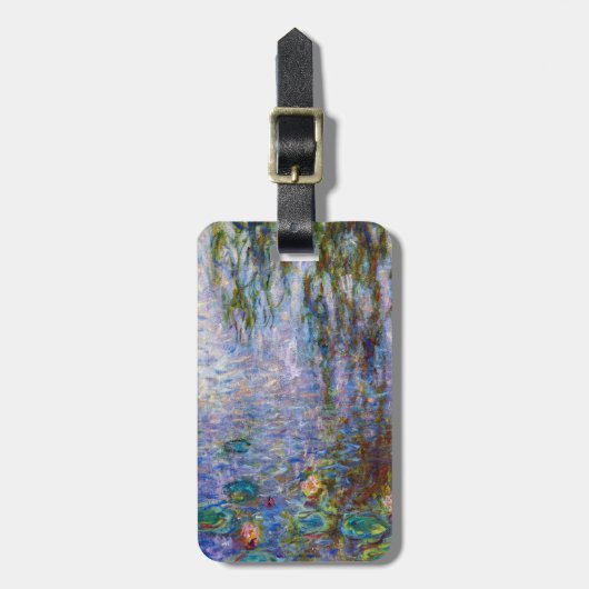 Claude Monet - Waterlelies Bagagelabel (Voorkant verticaal)