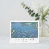 Claude Monet Waterlelies Briefkaart (Staand voorkant)