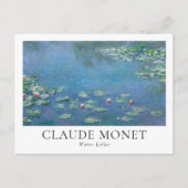 Claude Monet Waterlelies Briefkaart (Voorkant)