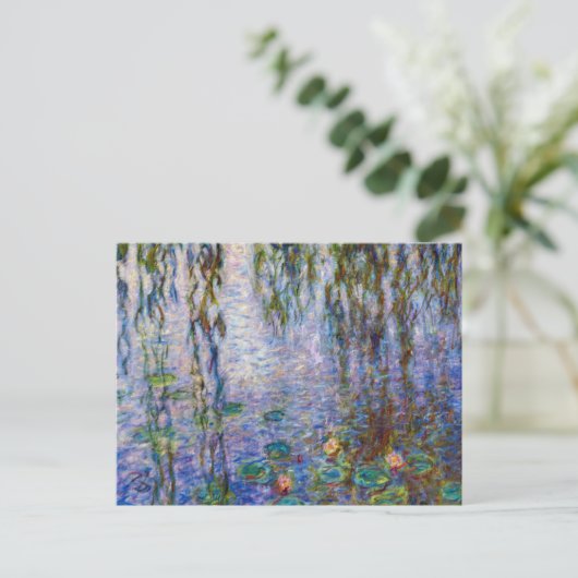 Claude Monet - Waterlelies Briefkaart (Staand voorkant)