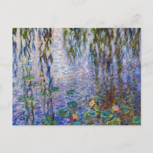 Claude Monet - Waterlelies Briefkaart (Voorkant)