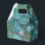 Claude Monet Waterlelies Bruiloft Bedankdoosjes<br><div class="desc">Bruiloft favoriet dozen met Claude Monet Waterlelies schilderij.</div>