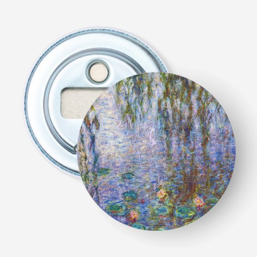 Claude Monet - Waterlelies Button Flesopener (Voorkant)