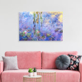 Claude Monet - Waterlelies Canvas Afdruk (Insitu (Woonkamer))