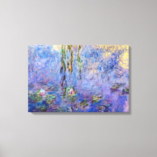 Claude Monet - Waterlelies Canvas Afdruk (Voorkant)