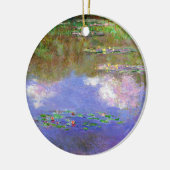 Claude Monet - Waterlelies, De Wolken, Keramisch Ornament (Links)