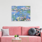 Claude Monet Waterlelies - Digitaal verbeterd Canvas Afdruk (Insitu (Woonkamer))