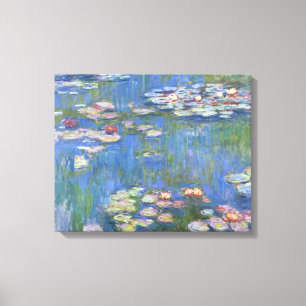 Claude Monet Waterlelies - Digitaal verbeterd Canvas Afdruk