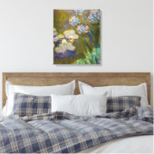 Claude Monet - Waterlelies en Agapanthus Canvas Afdruk (Insitu (Slaapkamer))