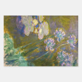 Claude Monet - Waterlelies en Agapanthus Inpakpapier Vel (Voorkant)