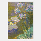 Claude Monet - Waterlelies en Agapanthus Inpakpapier Vel