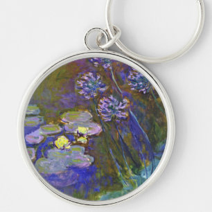 Claude Monet Waterlelies en Agapanthus Sleutelhanger